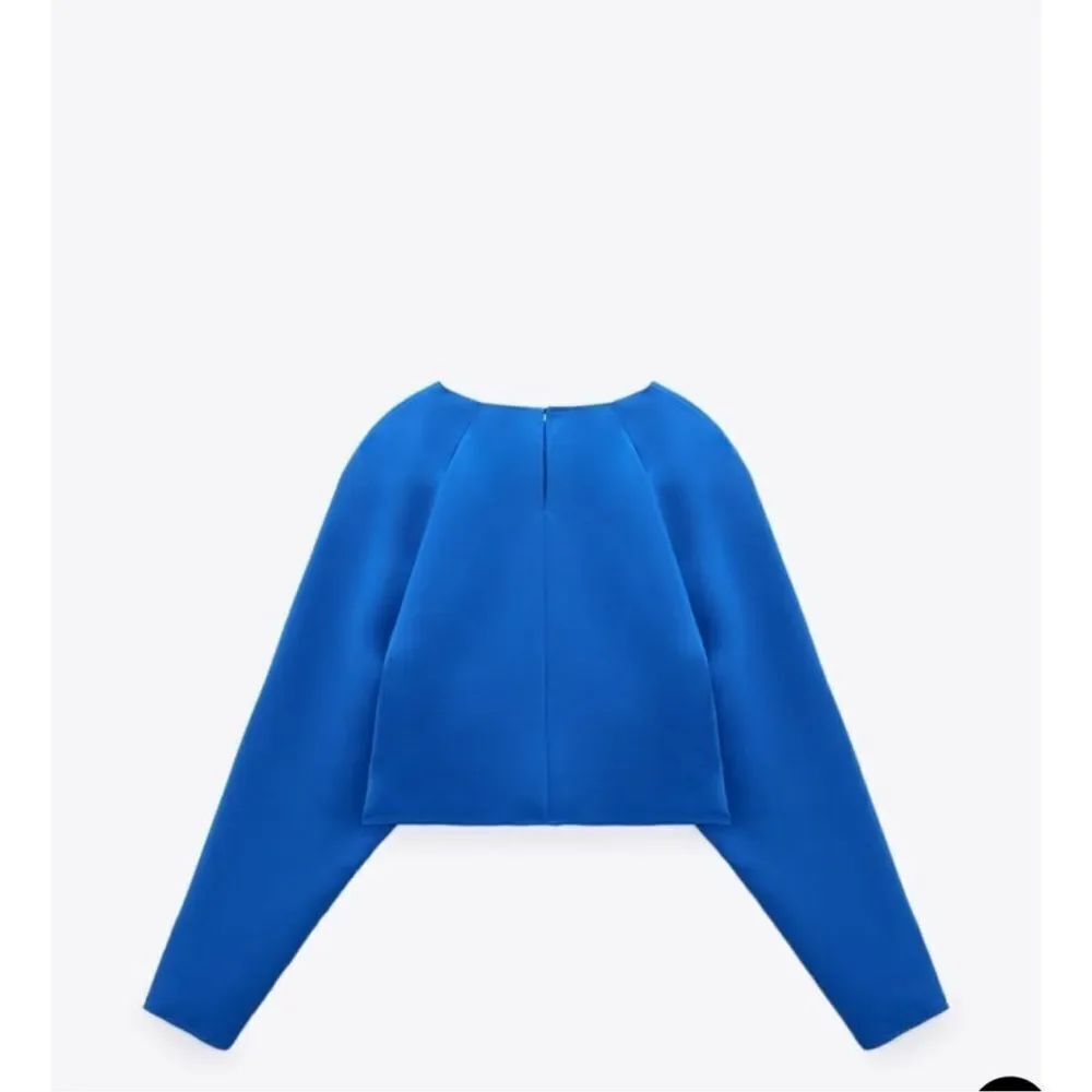 Zara blue knot top NWT - Picture 6 of 7